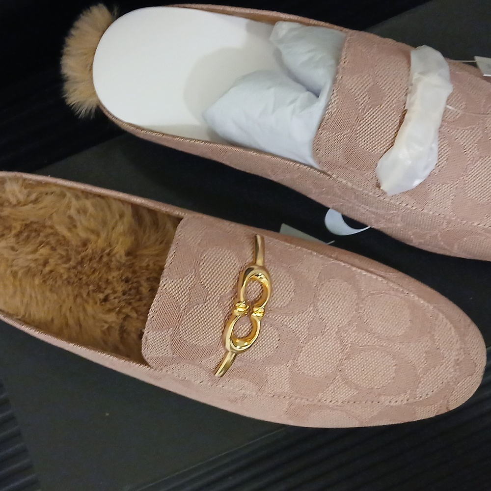 Coach Sienna Slides Pink Size 6